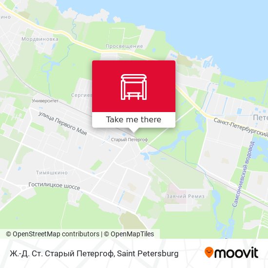 Ж.-Д. Ст. Старый Петергоф map