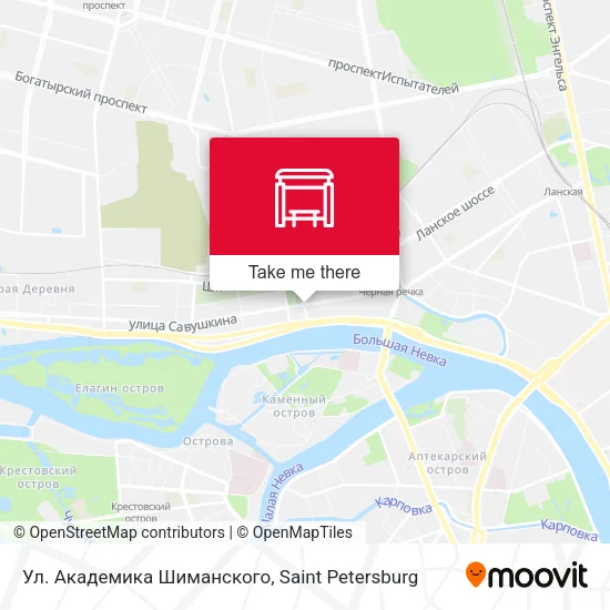 Ул. Академика Шиманского map