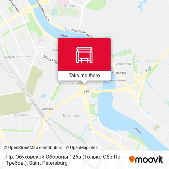 Пр. Обуховской Обороны 126а (Только Обр.По Требов.) map
