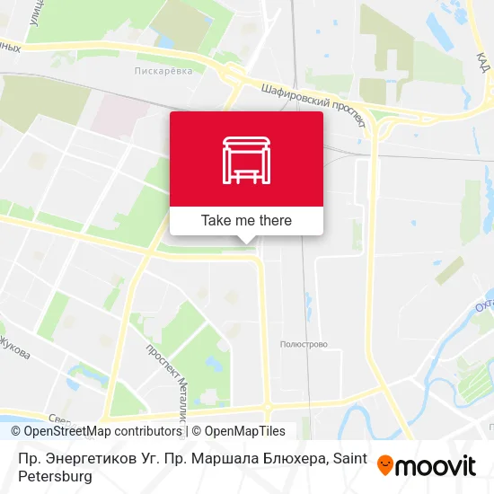 Пр. Энергетиков Уг. Пр. Маршала Блюхера map