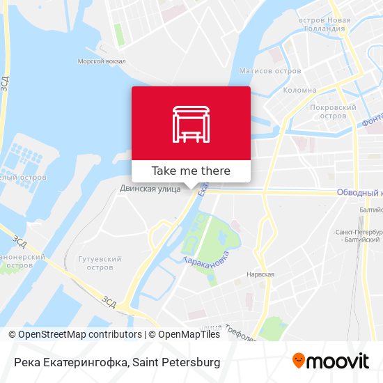 Река Екатерингофка map