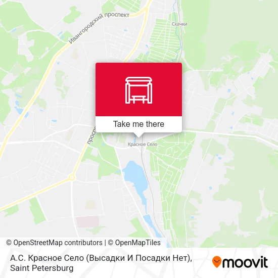 А.С. Красное Село (Высадки И Посадки Нет) map