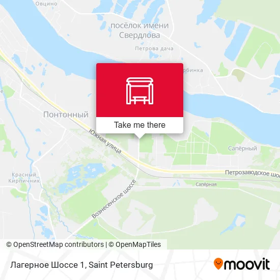 Лагерное Шоссе 1 map