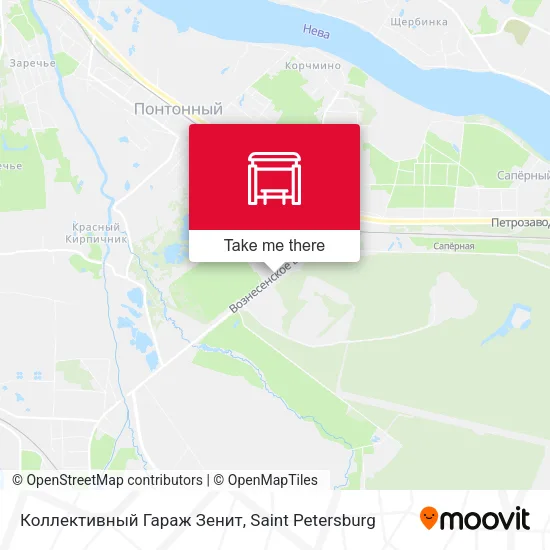 Коллективный Гараж Зенит map