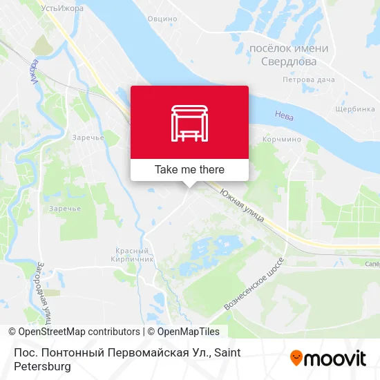 Пос. Понтонный Первомайская Ул. map