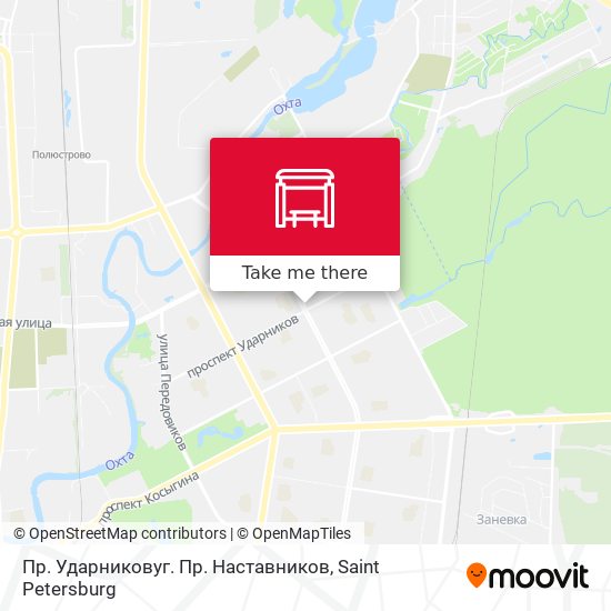 Пр. Ударниковуг. Пр. Наставников map