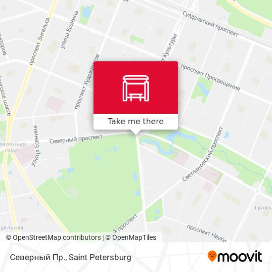 Северный Пр. map
