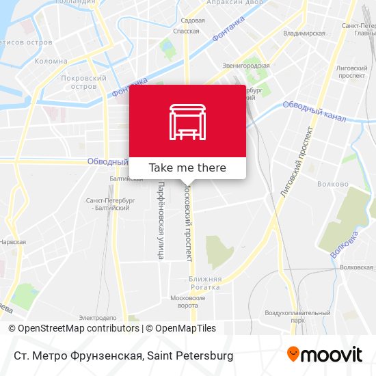 Ст. Метро Фрунзенская map