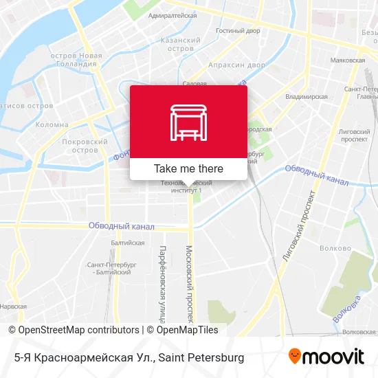 5-Я Красноармейская Ул. map