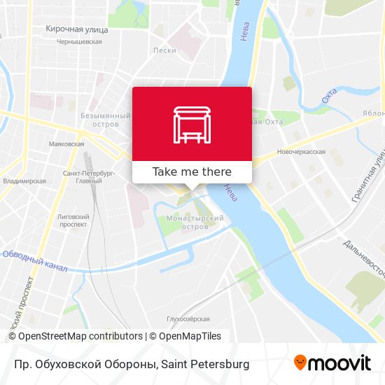 Пр. Обуховской Обороны map