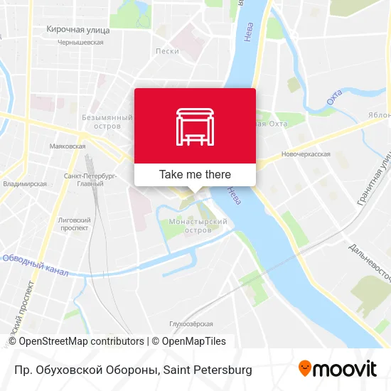 Пр. Обуховской Обороны map