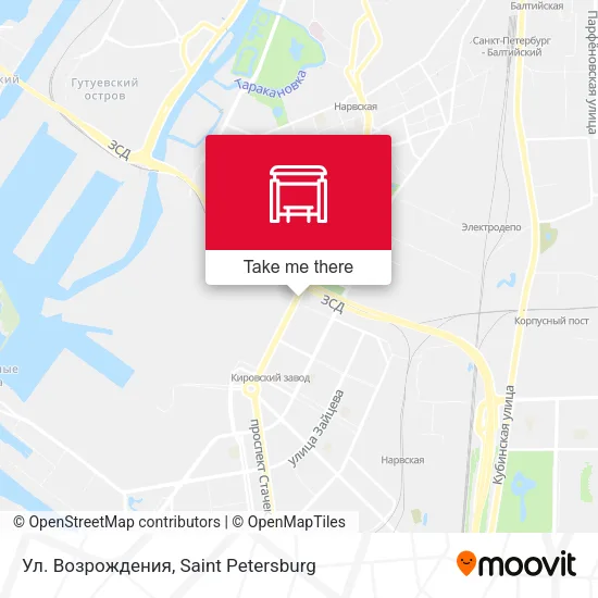 Ул. Возрождения map