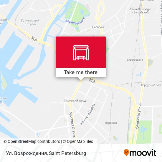 Ул. Возрождения map