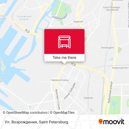 Ул. Возрождения map