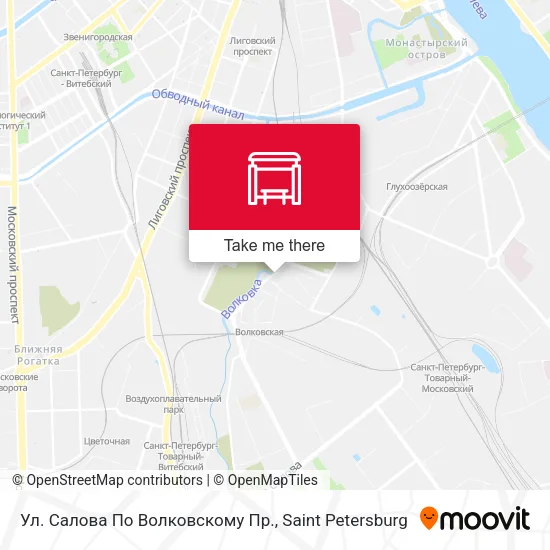 Ул. Салова По Волковскому Пр. map