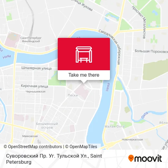 Суворовский Пр. Уг. Тульской Ул. map