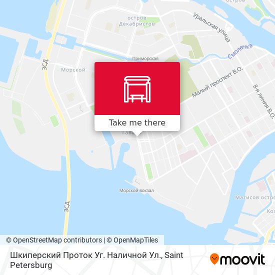 Шкиперский Проток Уг. Наличной Ул. map