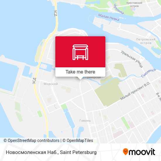 Новосмоленская Наб. map