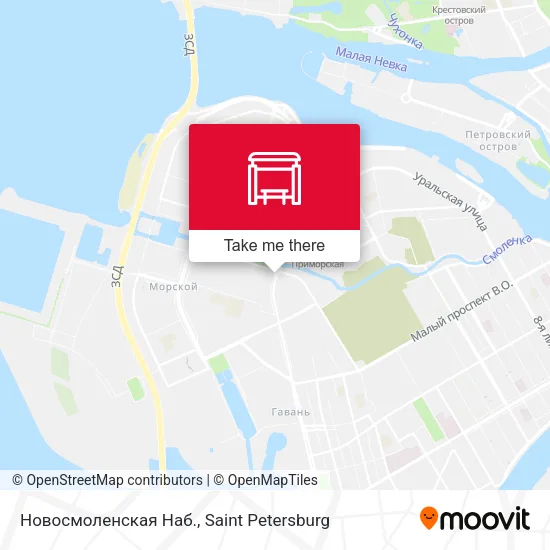 Новосмоленская Наб. map