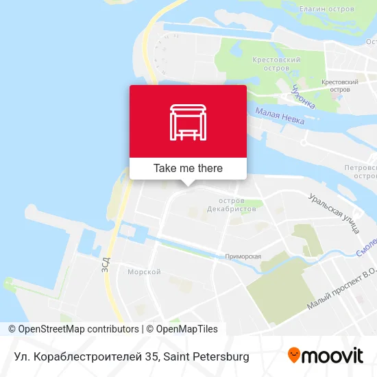 Ул. Кораблестроителей 35 map