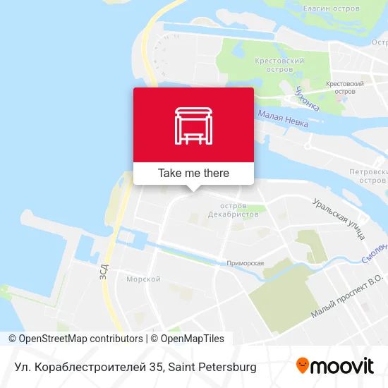 Ул. Кораблестроителей 35 map