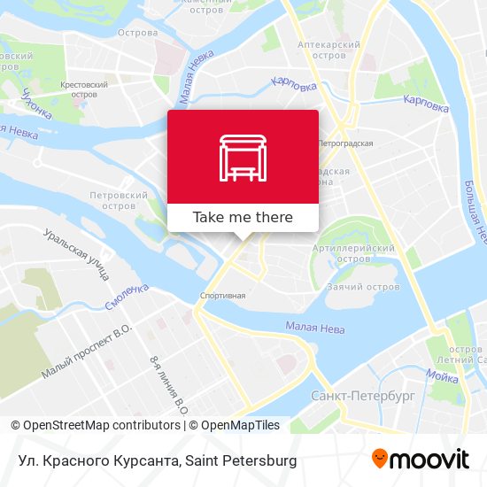 Ул. Красного Курсанта map