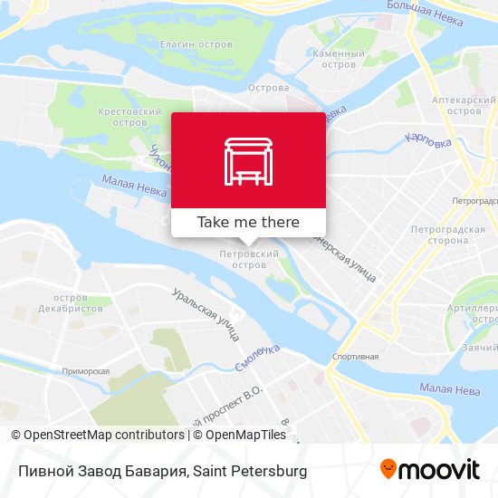 Пивной Завод Бавария map
