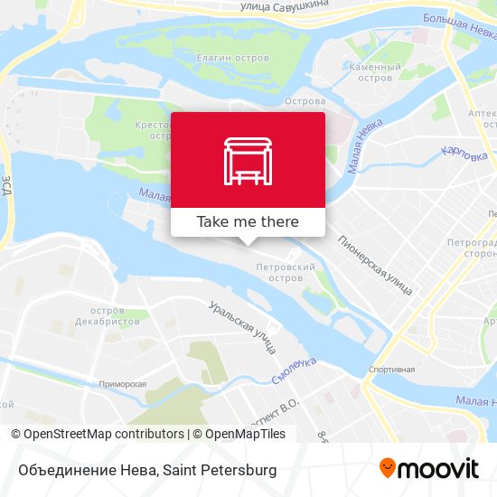 Объединение Нева map