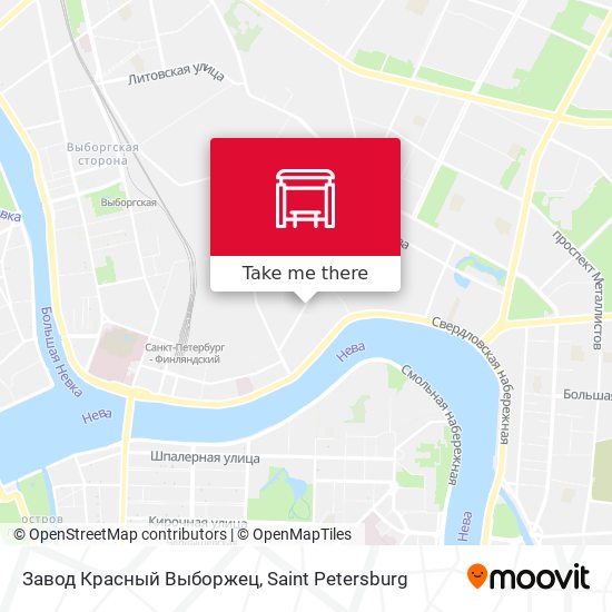 Завод Красный Выборжец map