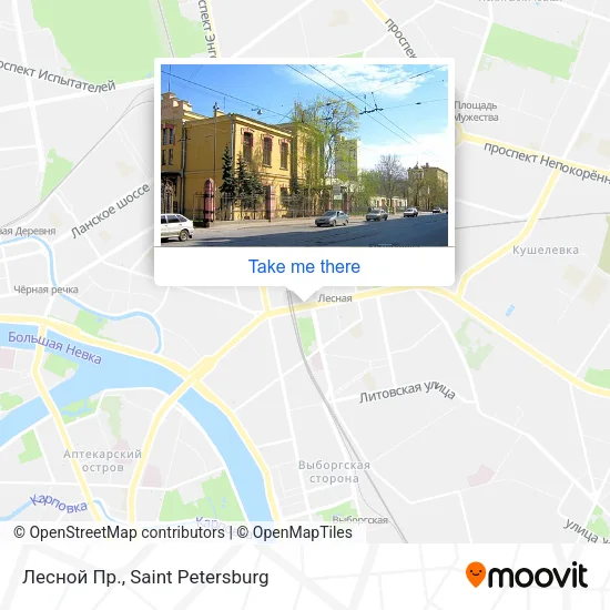 Лесной Пр. map