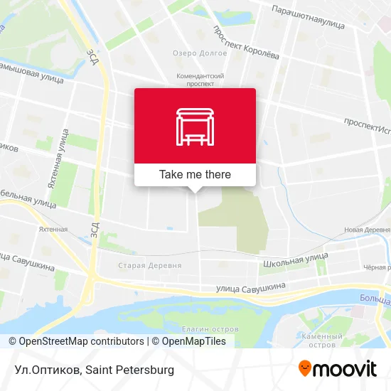 Ул.Оптиков map