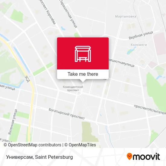 Универсам map