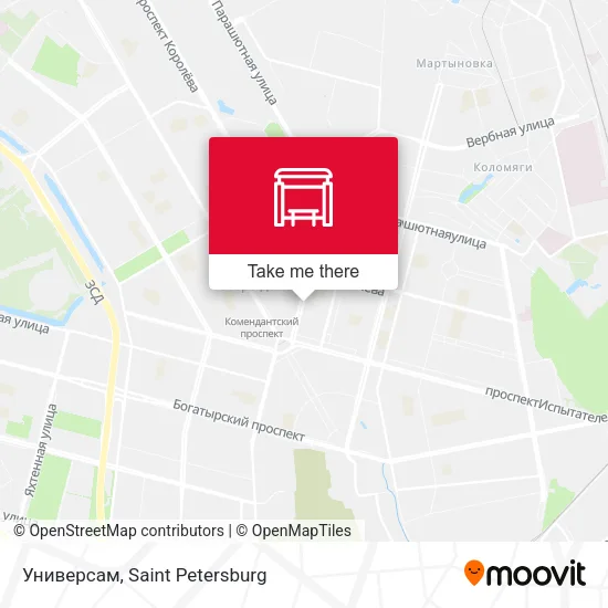 Универсам map