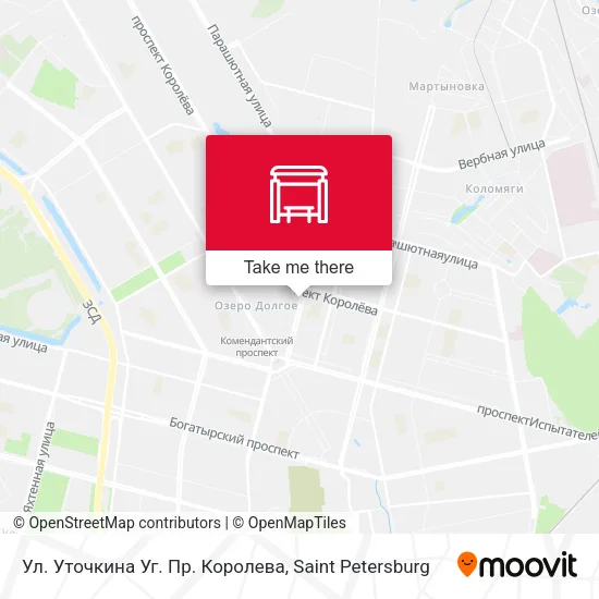 Ул. Уточкина Уг. Пр. Королева map