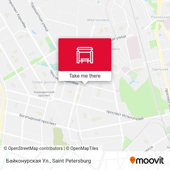 Байконурская Ул. map