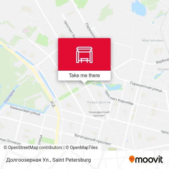Долгоозерная Ул. map