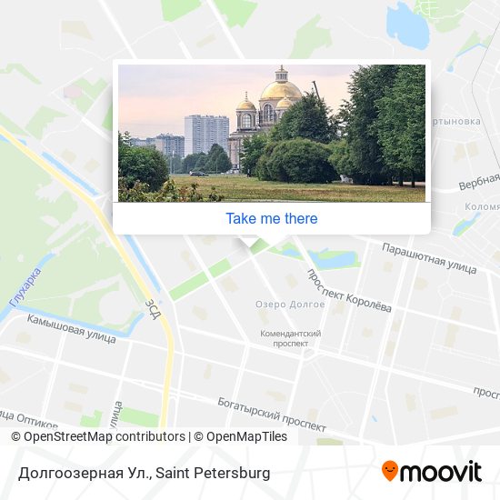 Долгоозерная Ул. map