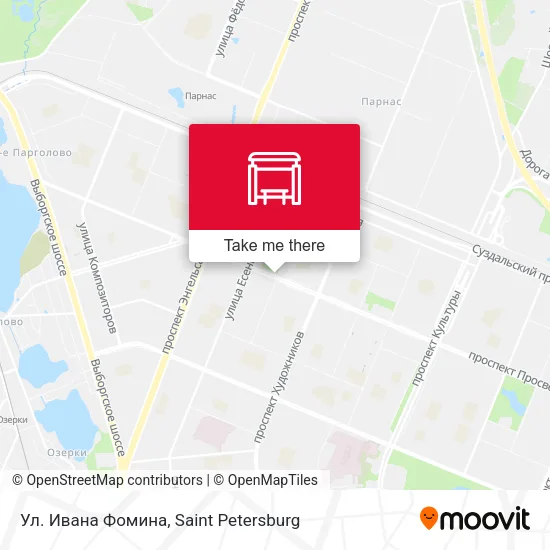 Ул. Ивана Фомина map