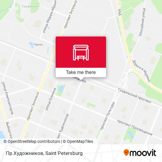 Пр.Художников map