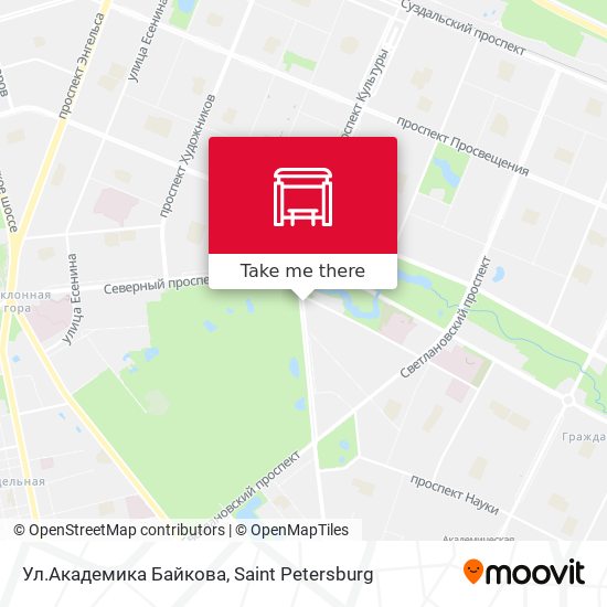 Ул.Академика Байкова map