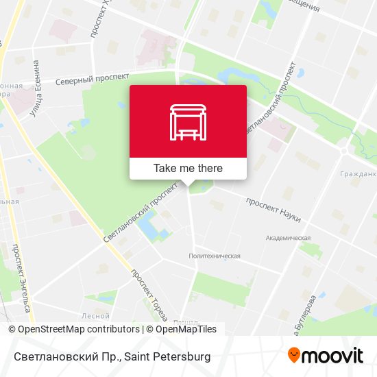 Светлановский Пр. map