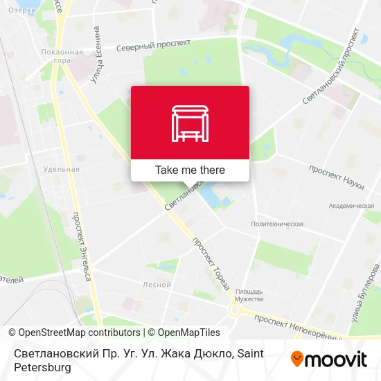 Светлановский Пр. Уг. Ул. Жака Дюкло map