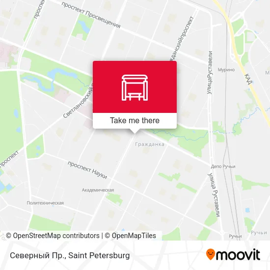 Северный Пр. map