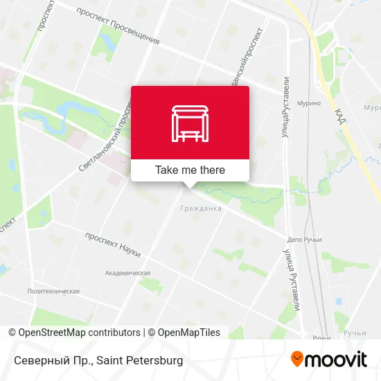 Северный Пр. map