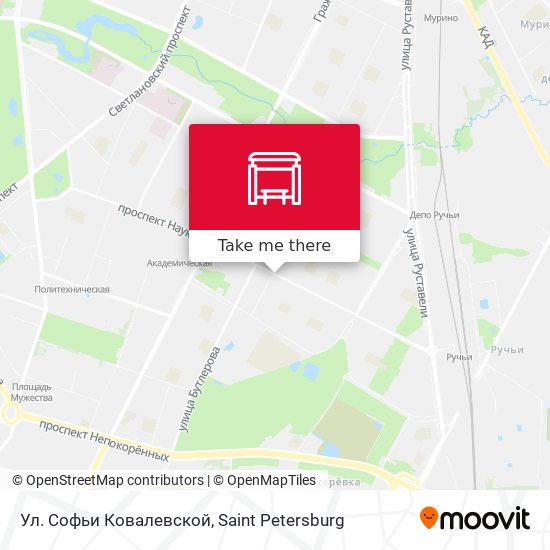 Ул. Софьи Ковалевской map