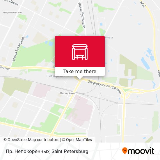 Пр. Непокорённых map