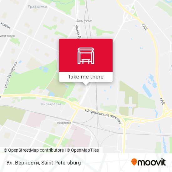 Ул. Верности map
