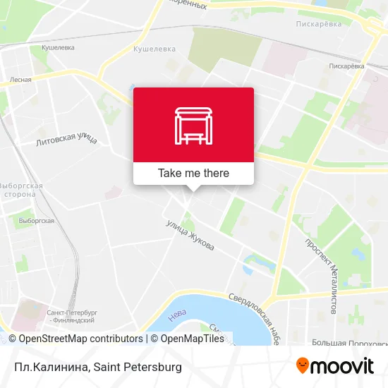 Пл.Калинина map