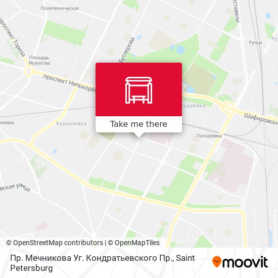 Пр. Мечникова  Уг. Кондратьевского Пр. map