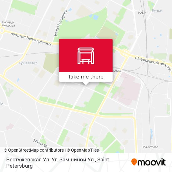Бестужевская Ул. Уг. Замшиной Ул. map